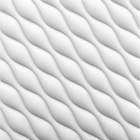 A La Maison Ceilings Seamless Dessert 24-in x 24-in Plain White Wall Panel (12-Pack), 12PK DT-SWP-PW
